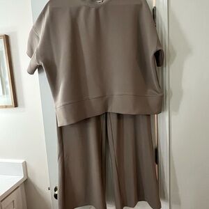 ZENANA, Size M, Ribbed Matching Set.